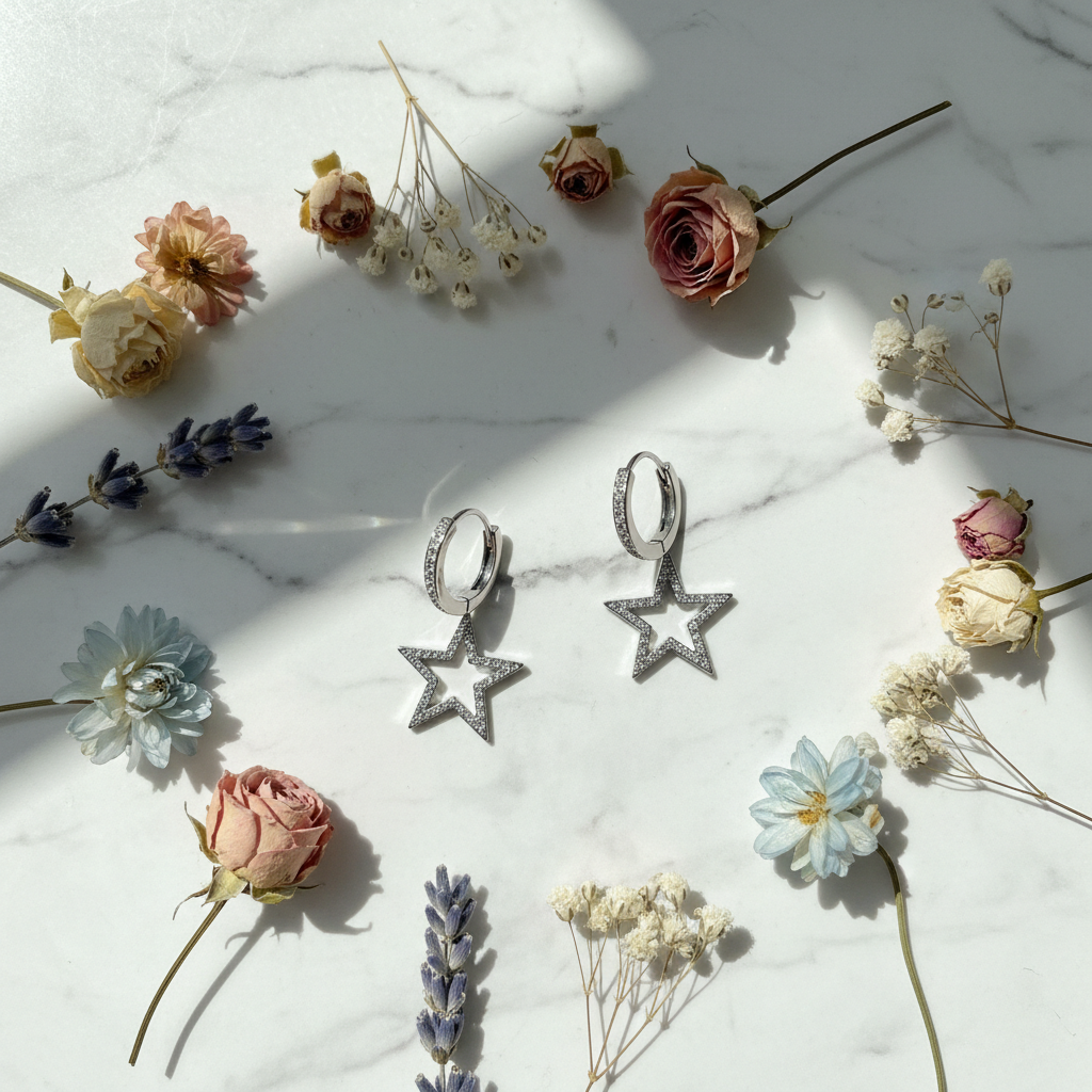 Flat lay marbre