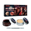 Kit Maquillage Halloween Professionnel - Effets Spéciaux Cicatrices & Faux Sang - NovaPick