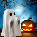 Statuette Fantôme Décorative Halloween - NovaPick