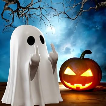 Statuette Fantôme Décorative Halloween - NovaPick
