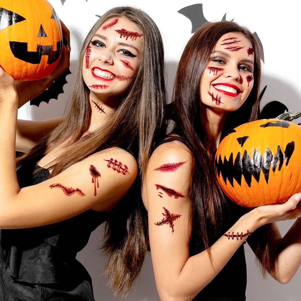 Tatouages Cicatrices 3D Réalistes Halloween - Waterproof (x20) - NovaPick